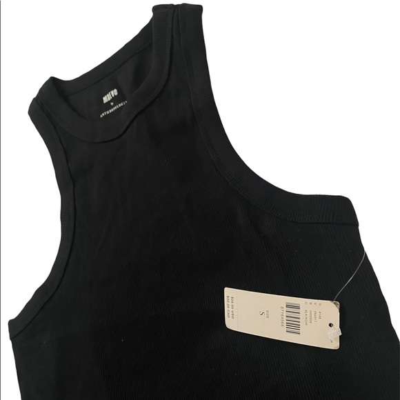 Anthropology Maeve Cropped Racerback Tank sz S - Picture 3 of 4